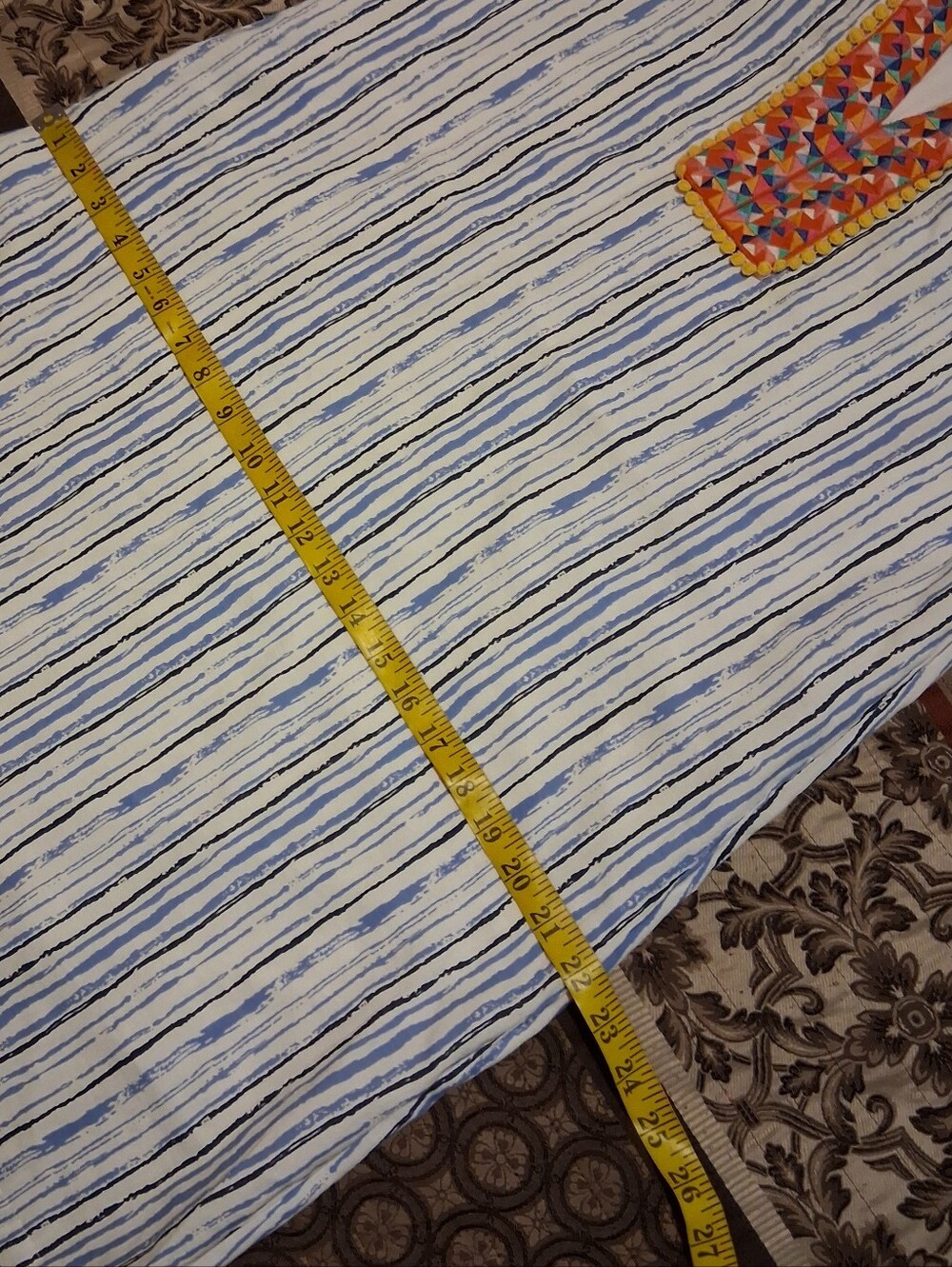 THML‎  Embroidered Halter Dress Sleeveless White Blue SzM Summer Vacation - Picture 12 of 15